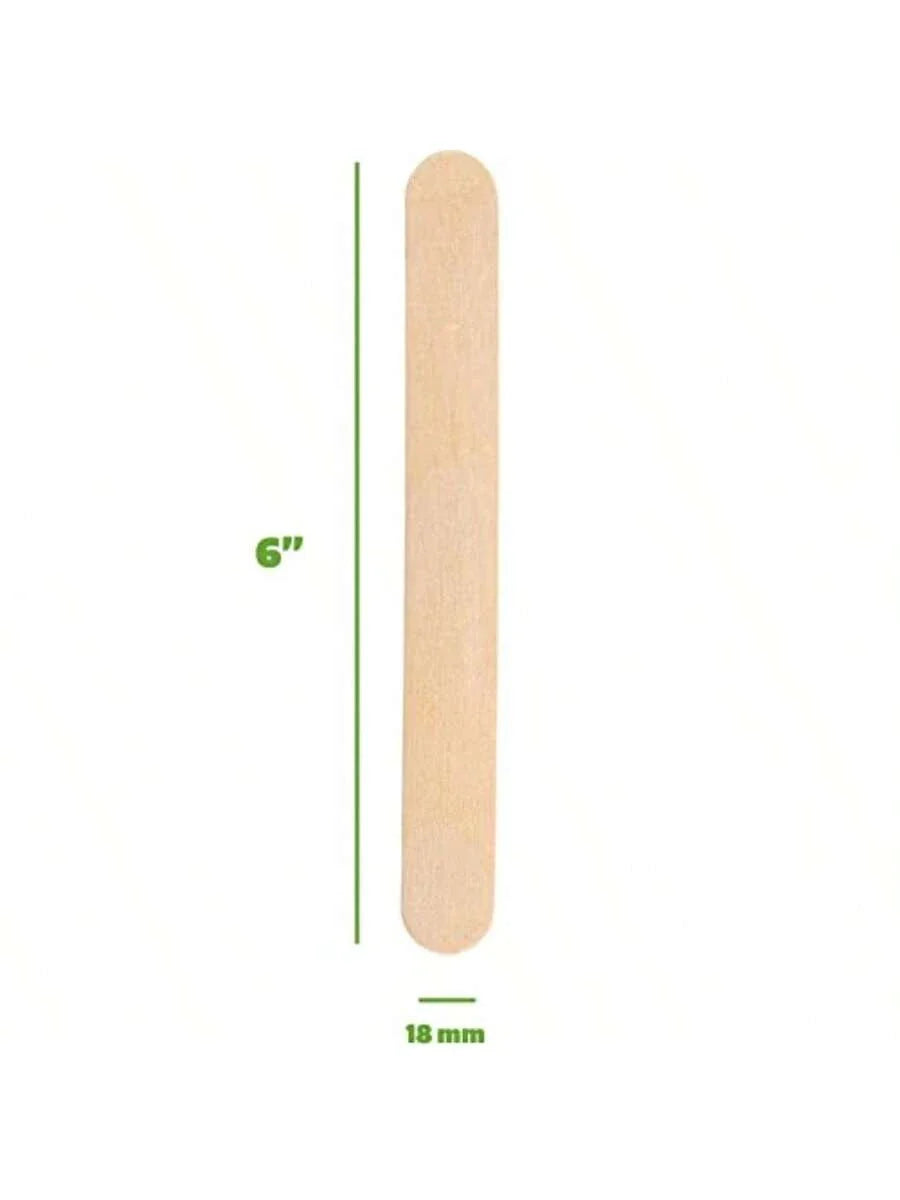 100pcs Jumbo Wooden Craft Sticks