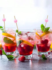 100pcs Pink Pearl Fruit Skewers
