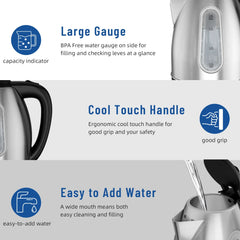 1.8L Stainless Steel Kettle