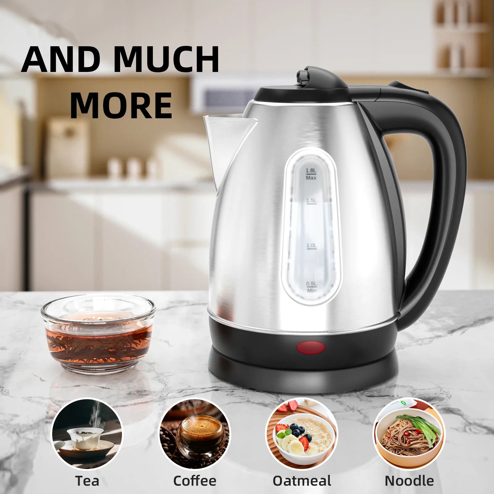 1.8L Stainless Steel Kettle