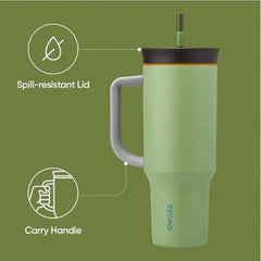 Owala Original Stainless Steel Insulated Tumbler With Straw - 40oz