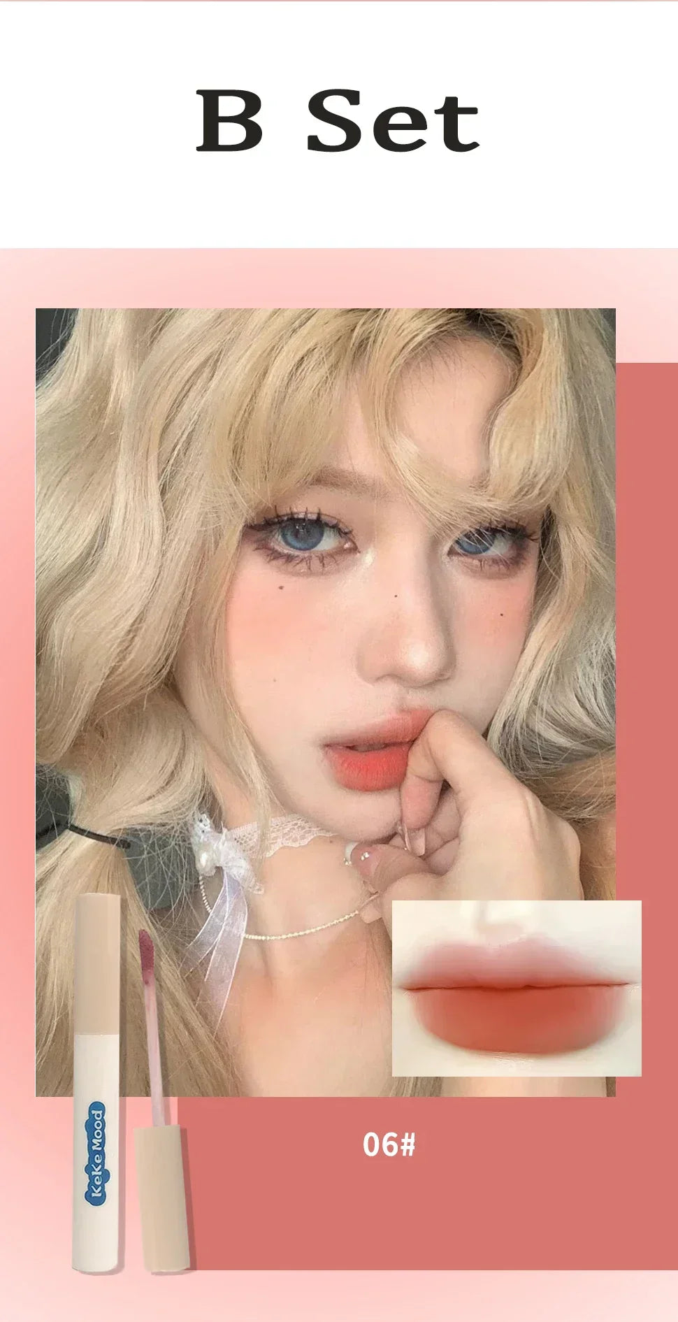 Creative Cigarette Shape Lipstick Set Waterproof Nude