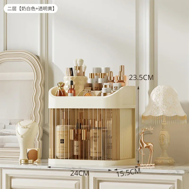 Large Capacity Cosmetic Storage Box Vanity Organizer
