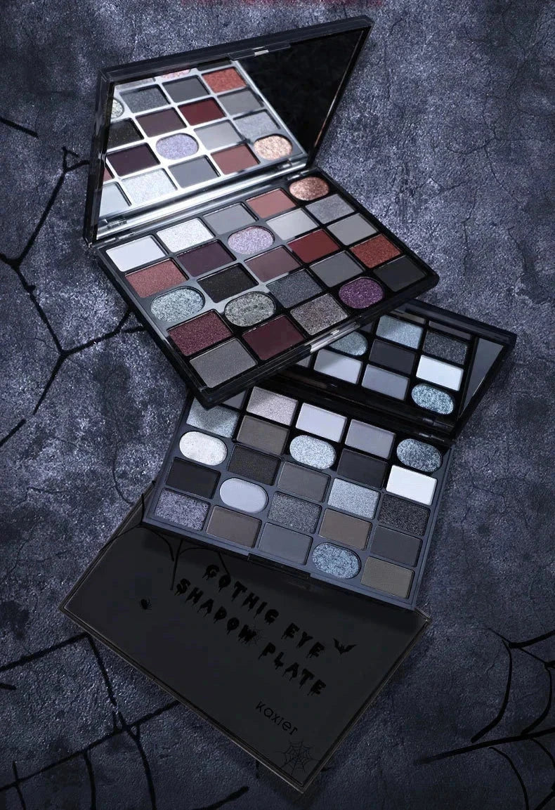 Dark Gothic Eye Shadow Palette Pearlescent Matte