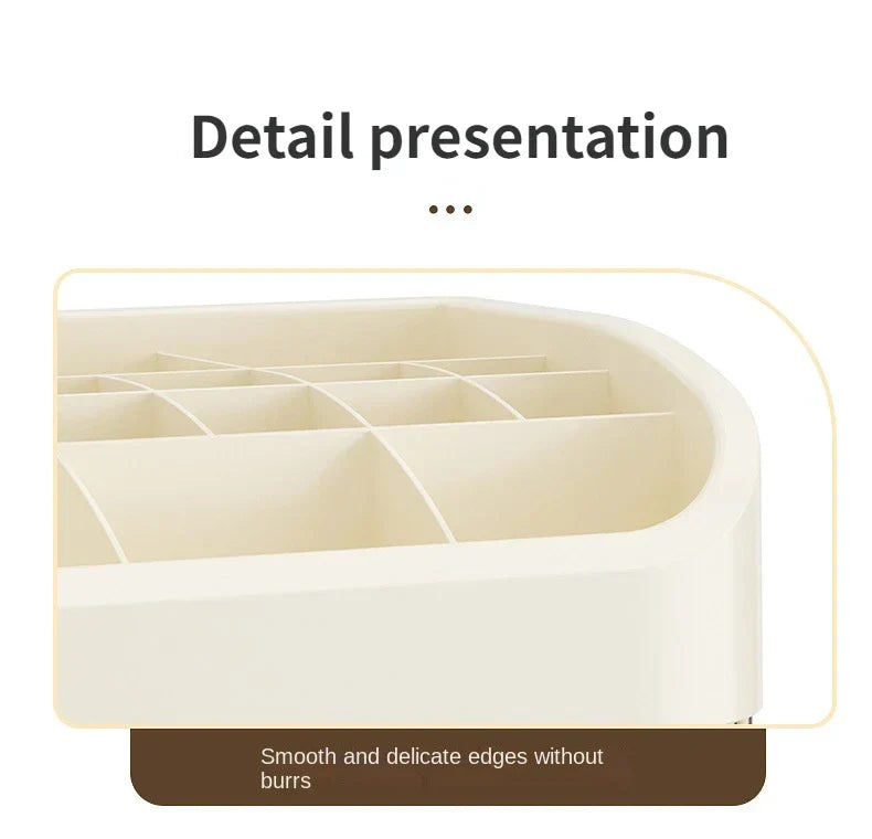 Large Capacity Cosmetic Storage Box Vanity Organizer