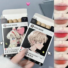 Creative Cigarette Shape Lipstick Set Waterproof Nude