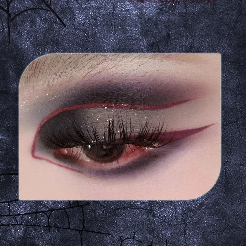 Dark Gothic Eye Shadow Palette Pearlescent Matte