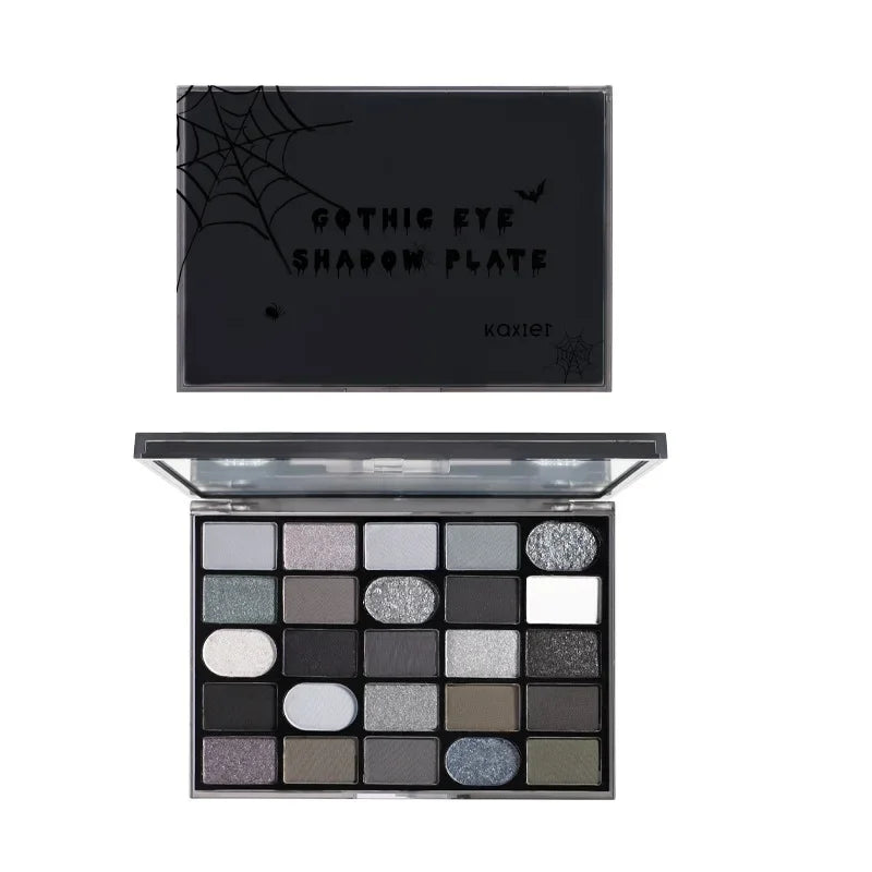 Dark Gothic Eye Shadow Palette Pearlescent Matte