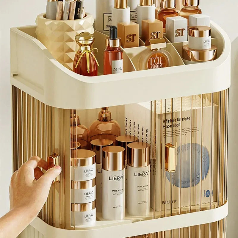 Large Capacity Cosmetic Storage Box Vanity Organizer