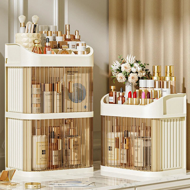 Large Capacity Cosmetic Storage Box Vanity Organizer