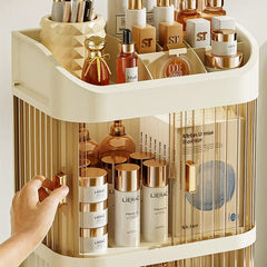 Large Capacity Cosmetic Storage Box Vanity Organizer