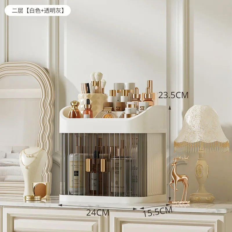 Large Capacity Cosmetic Storage Box Vanity Organizer