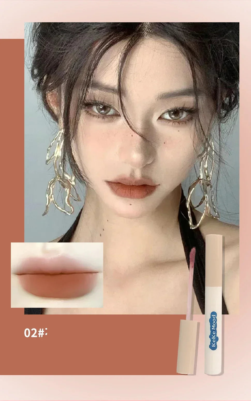 Creative Cigarette Shape Lipstick Set Waterproof Nude