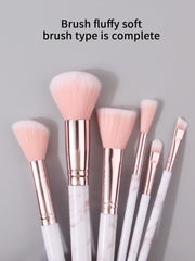 12PCS Pink Marble Beauty Set