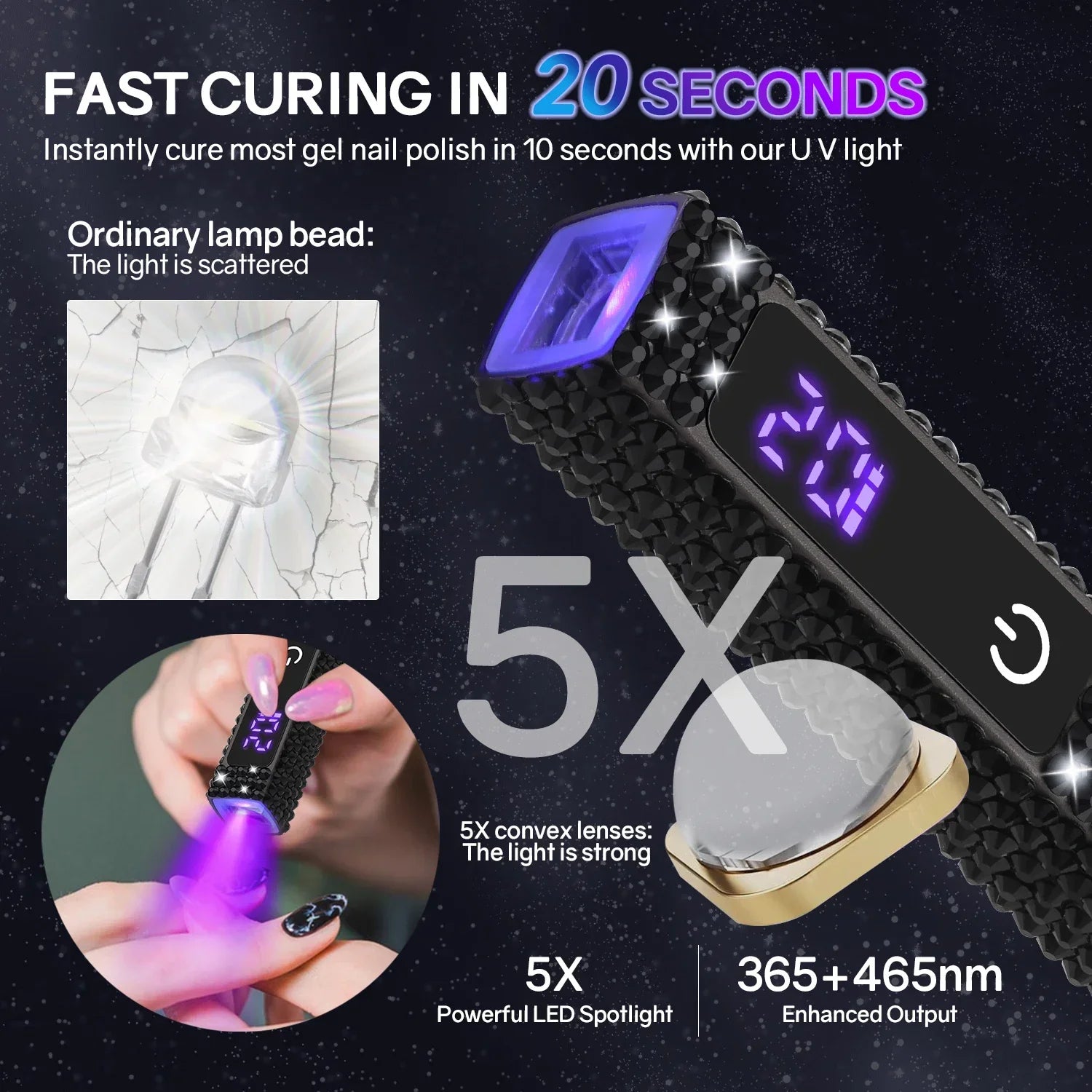 Diamond USB UV Nail Dryer