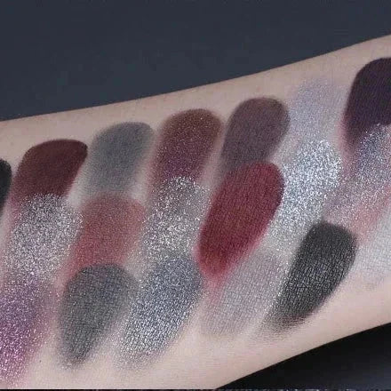 Dark Gothic Eye Shadow Palette Pearlescent Matte