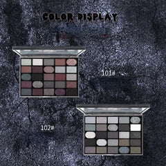 Dark Gothic Eye Shadow Palette Pearlescent Matte