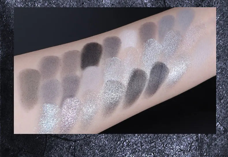 Dark Gothic Eye Shadow Palette Pearlescent Matte