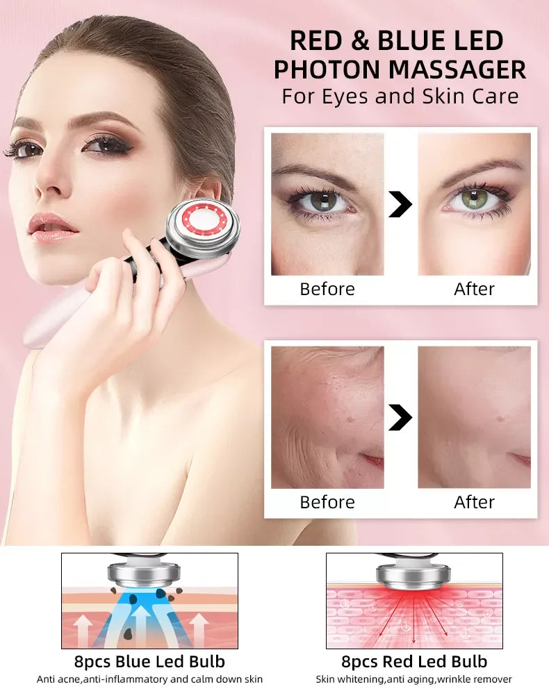 Multifunctional Facial Skin Care Massager Electric Device