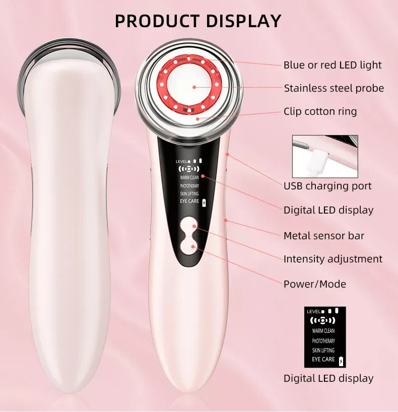 Multifunctional Facial Skin Care Massager Electric Device
