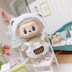 Yoocour Labubu Furry Puppy Onesie Set