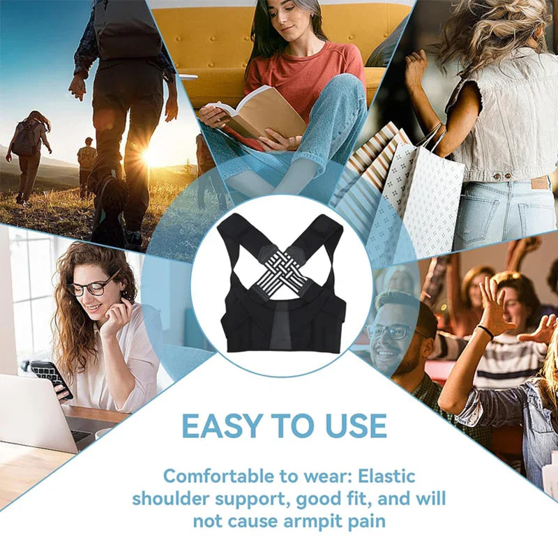 Breathable Posture Brace for Women & Kids