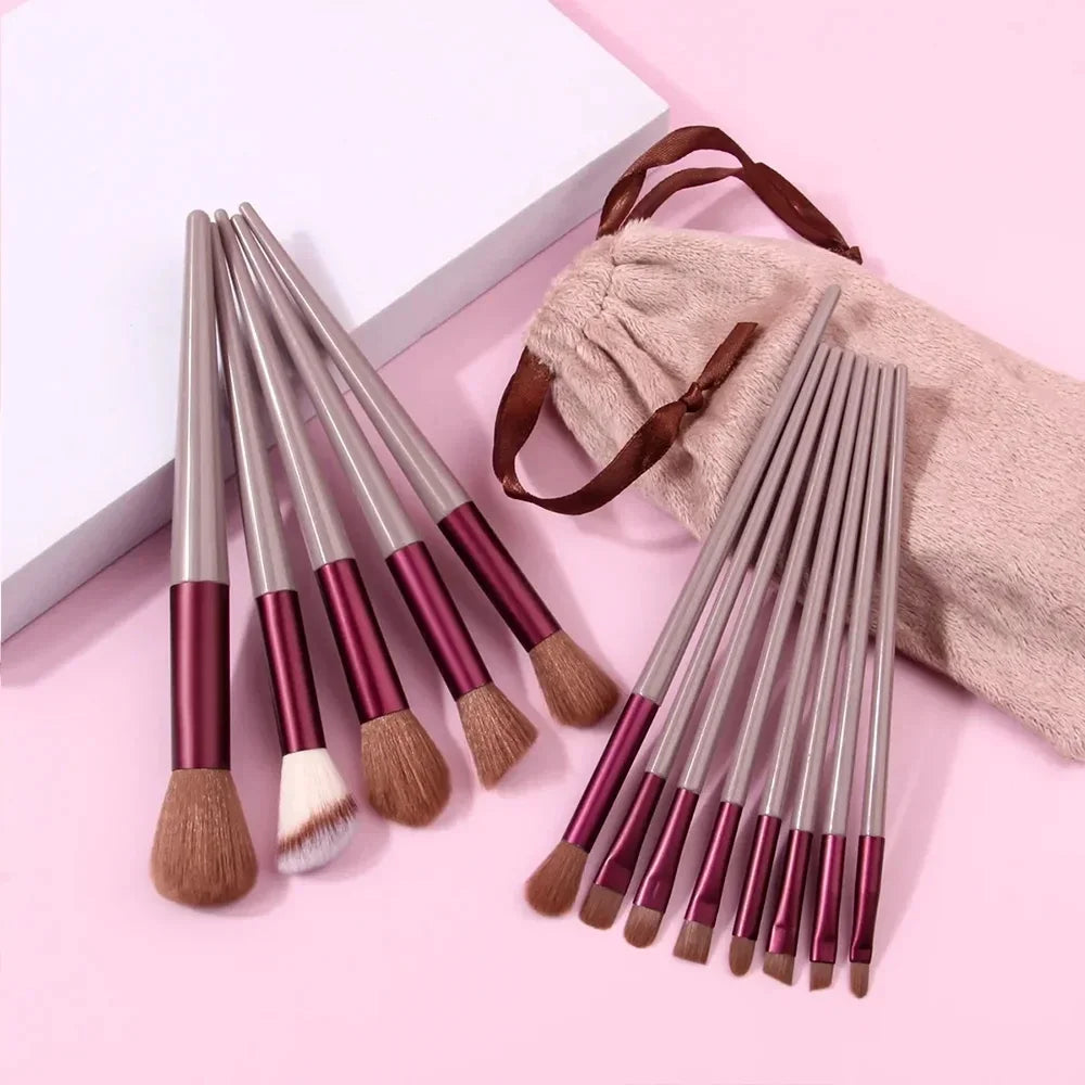 16cm13pcs professional makeup brush set complete kit