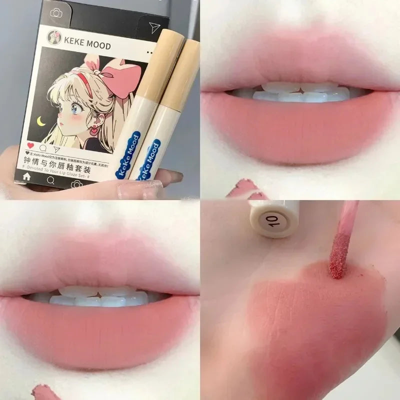 Creative Cigarette Shape Lipstick Set Waterproof Nude