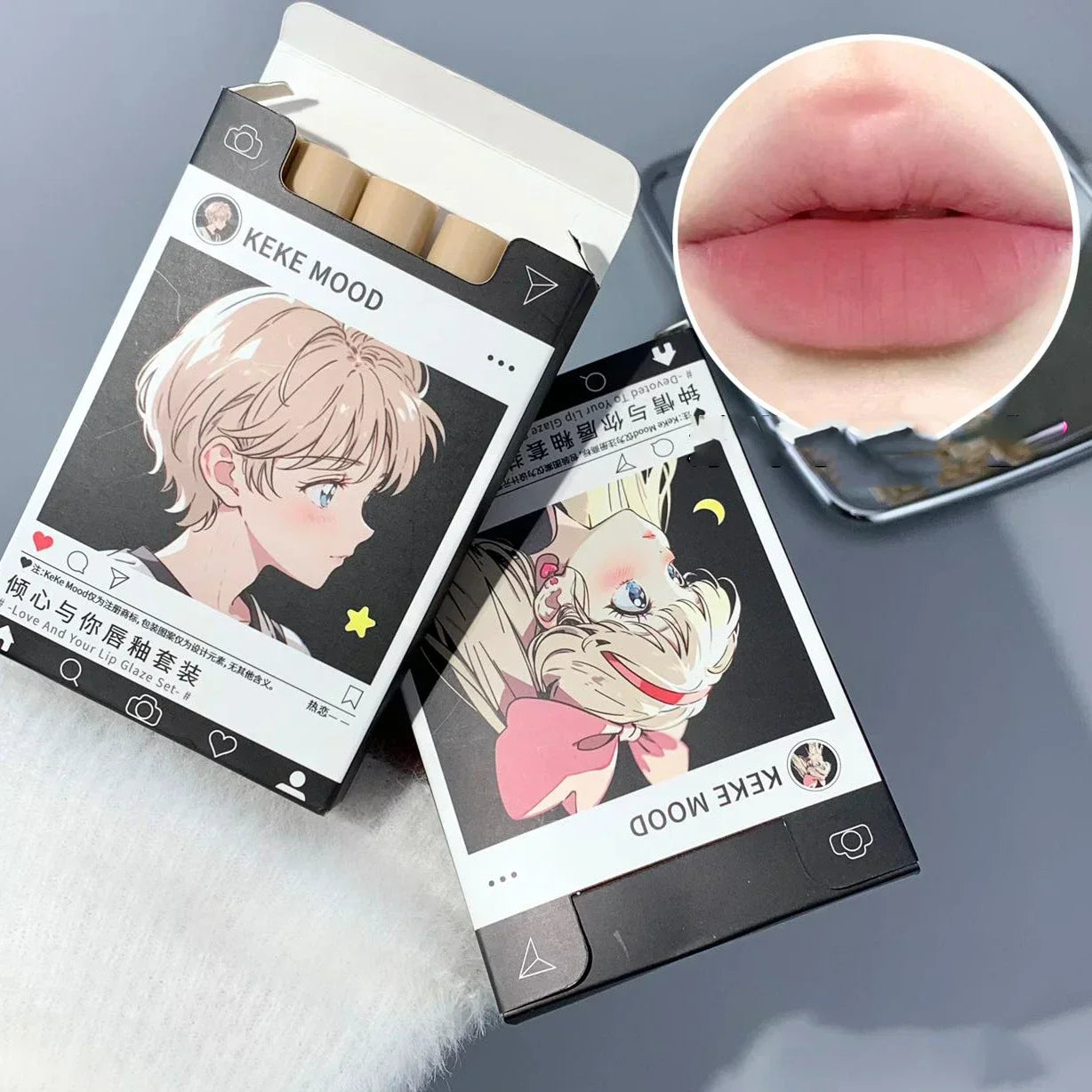 Creative Cigarette Shape Lipstick Set