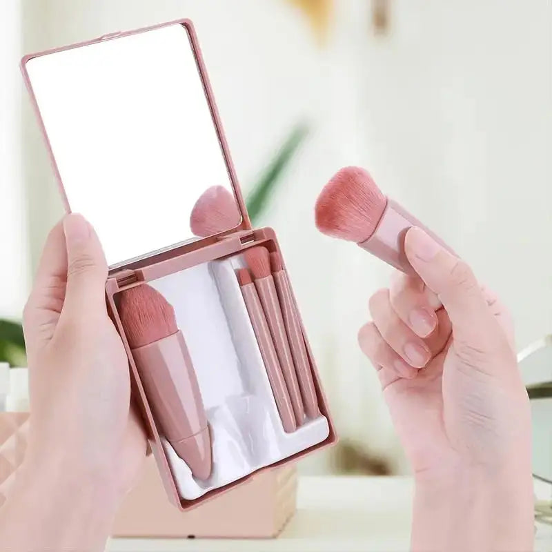 5pcs Travel Size Makeup Brushes Set
