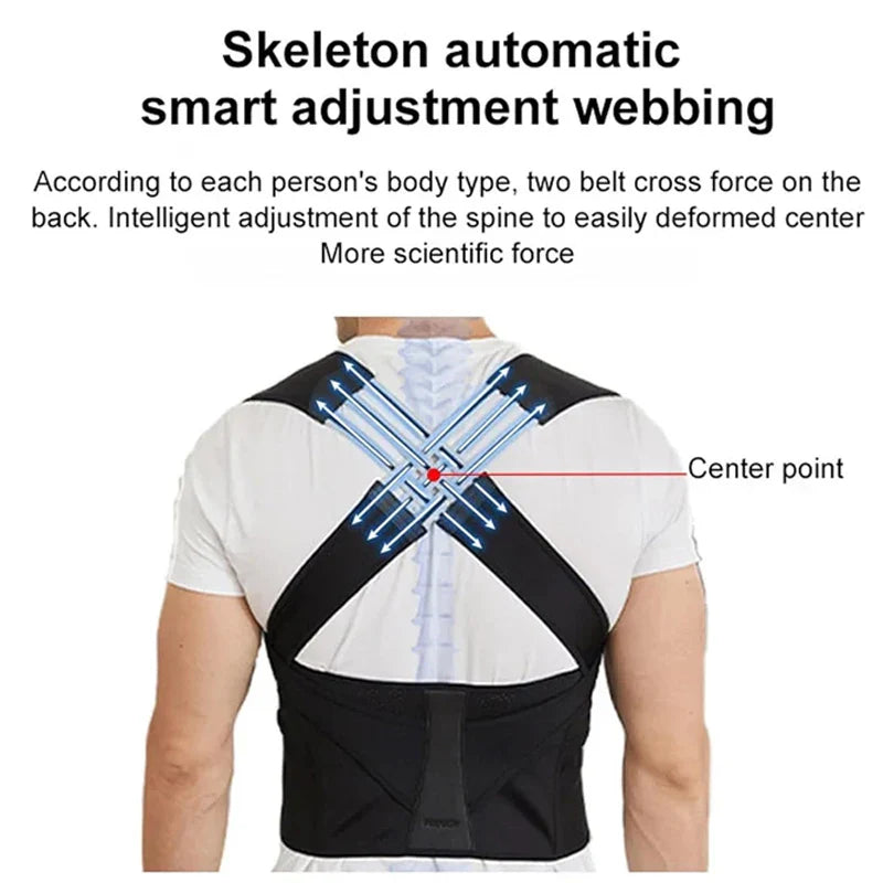 Breathable Back Posture Corrector Brace