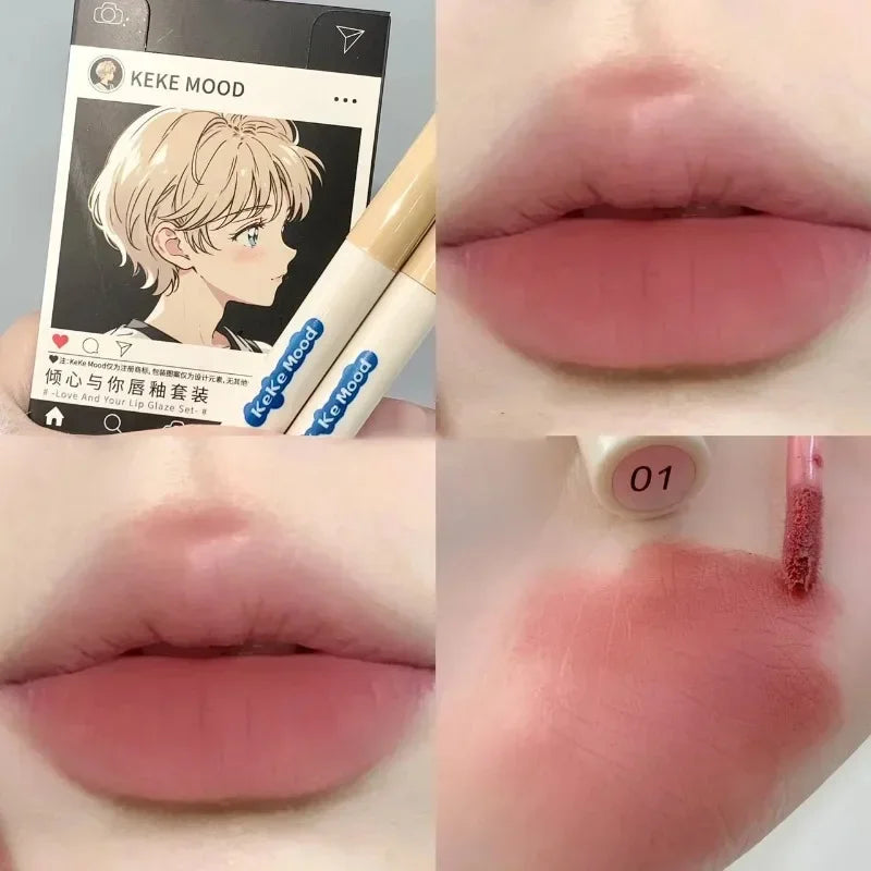 Creative Cigarette Shape Lipstick Set Waterproof Nude