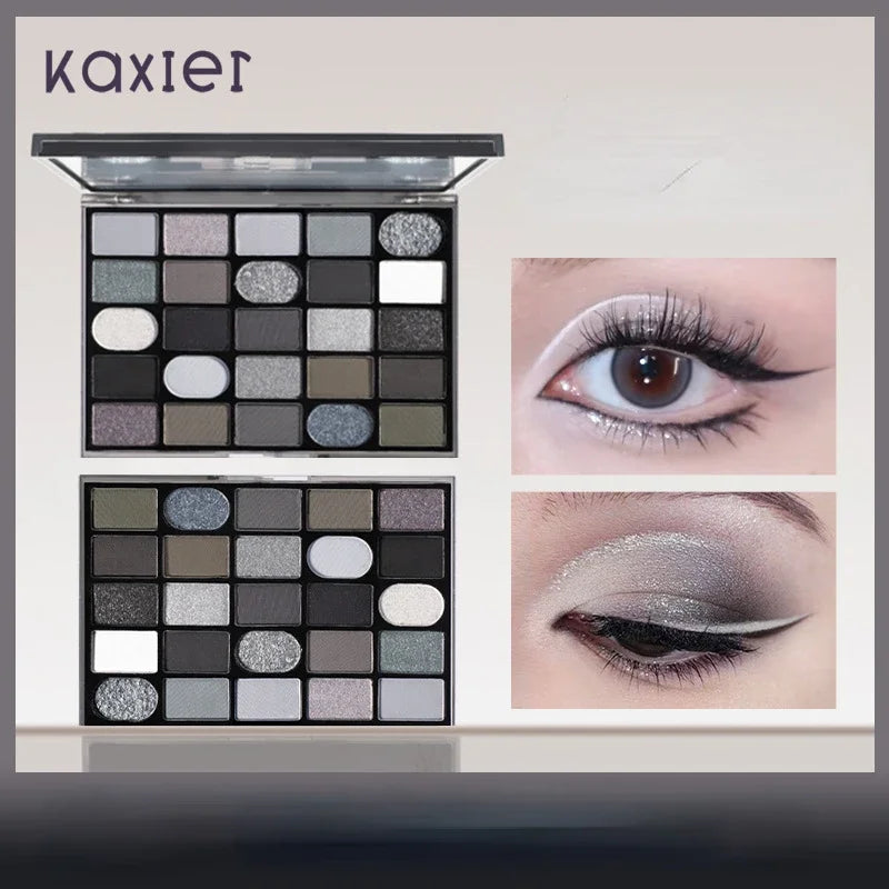 Dark Gothic Eye Shadow Palette Pearlescent Matte