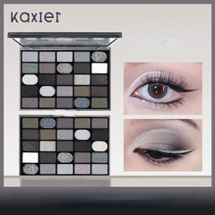 Dark Gothic Eye Shadow Palette Pearlescent Matte