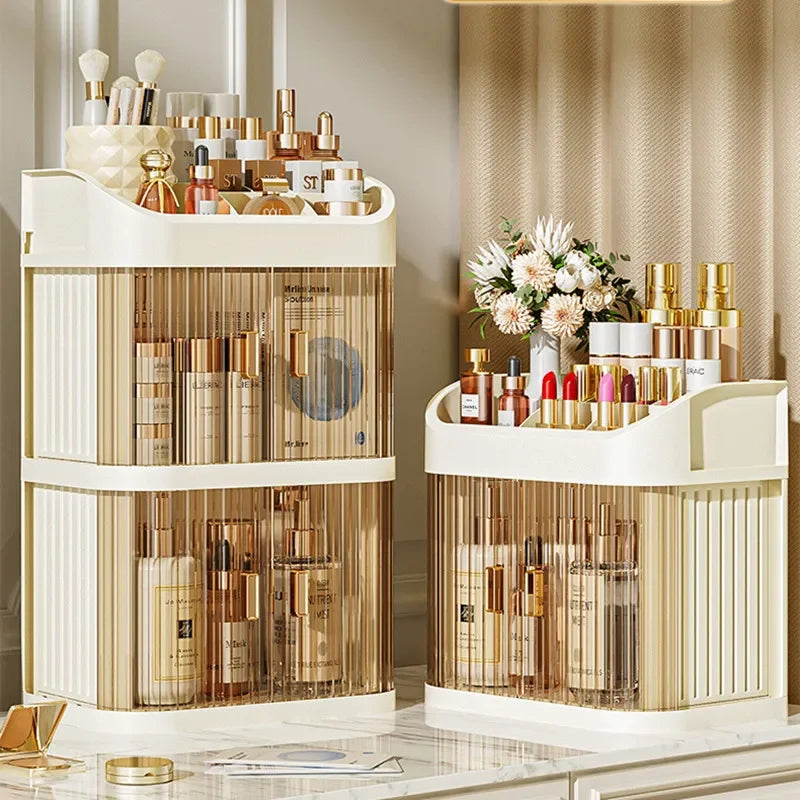 Large Capacity Cosmetic Storage Box Vanity Organizer