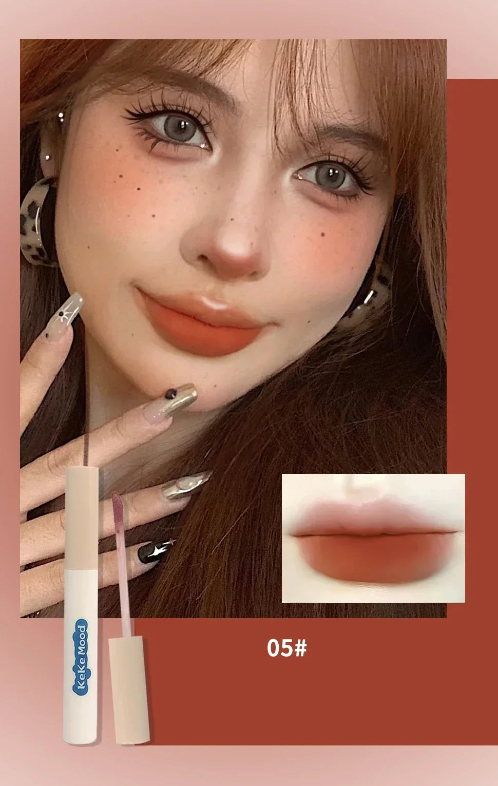 Creative Cigarette Shape Lipstick Set Waterproof Nude