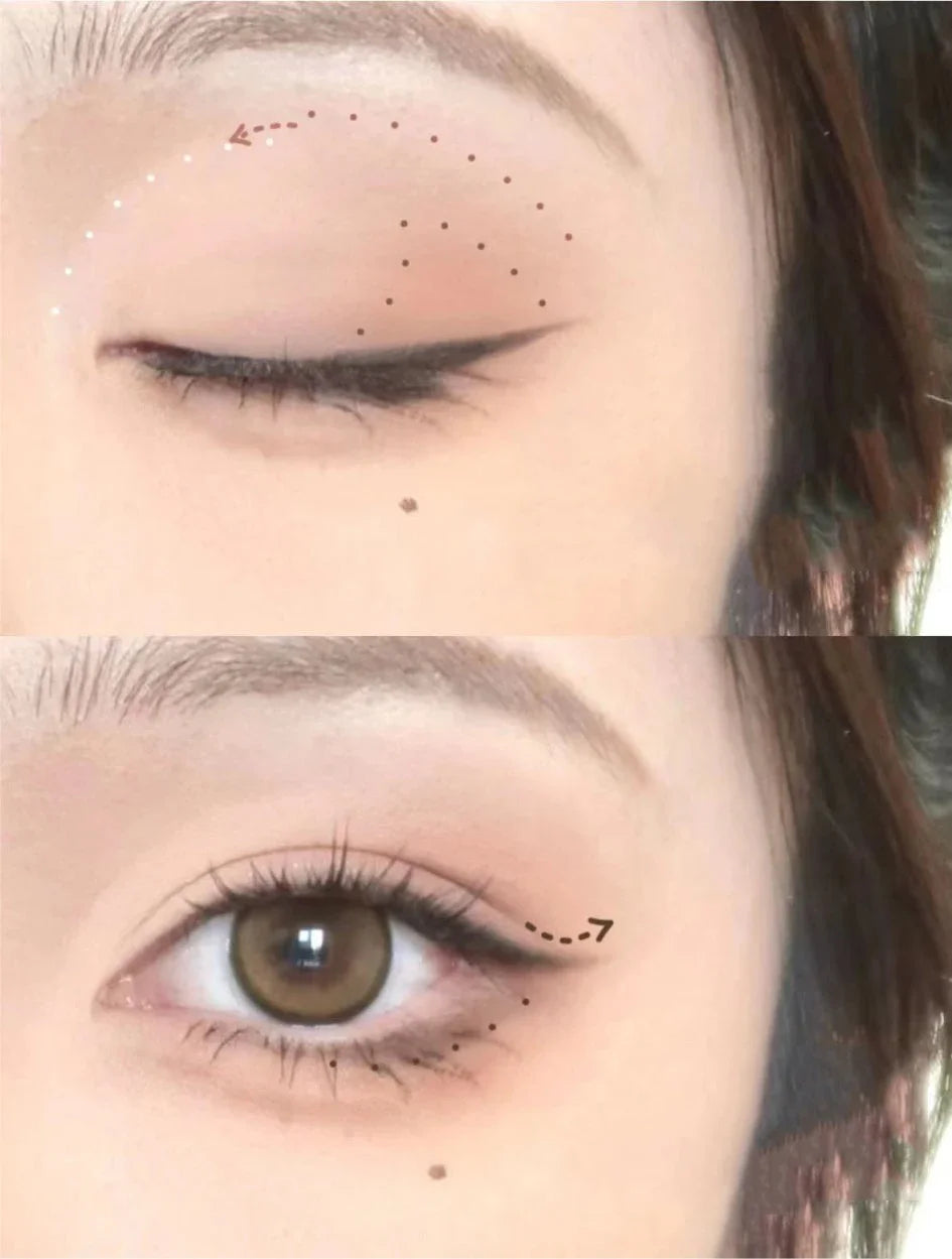 Full Matte Cool Eyeshadow Palette Earth Tones Low Saturation