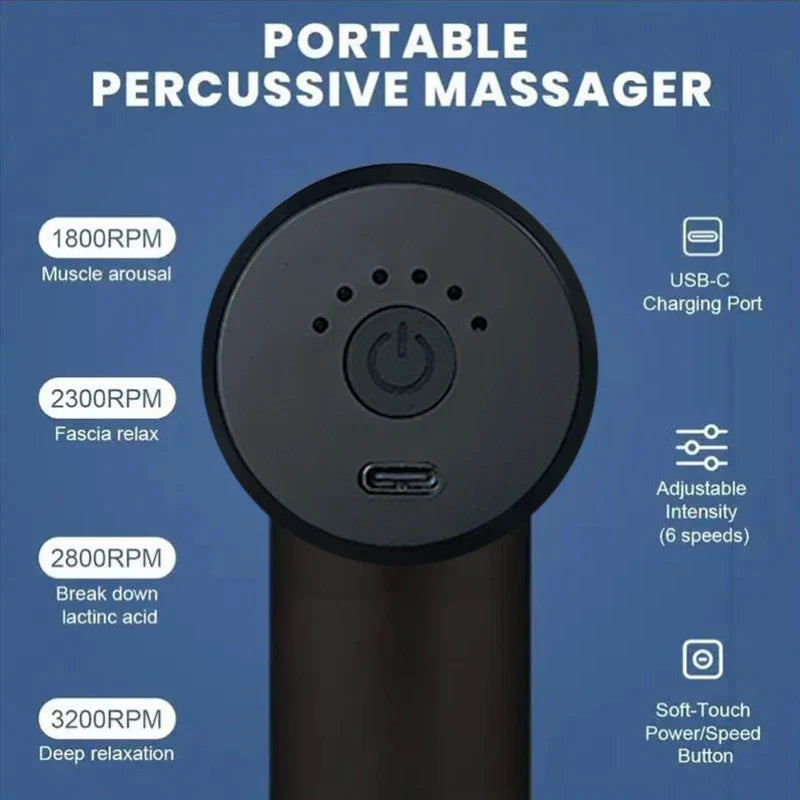 Wireless Mini Fascia Gun Relaxation Massager