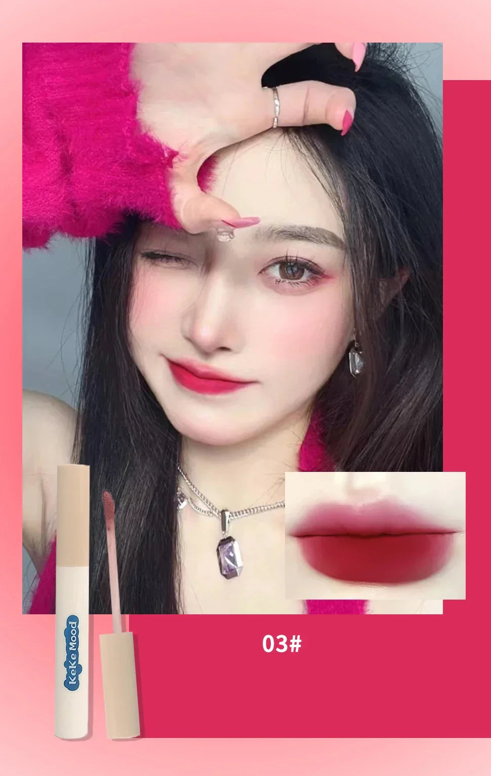 Creative Cigarette Shape Lipstick Set Waterproof Nude