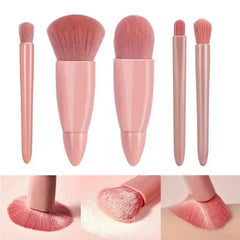 5pcs Travel Makeup Brush Set