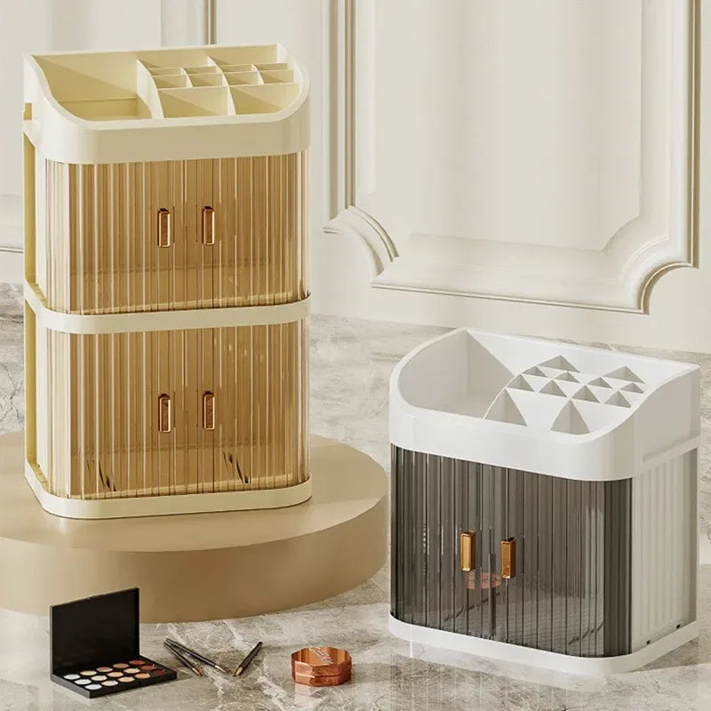 Large Capacity Cosmetic Storage Box Vanity Organizer