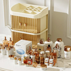 Large Capacity Cosmetic Storage Box Vanity Organizer
