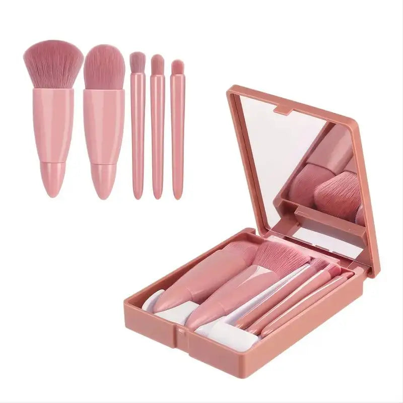 5pcs Travel Makeup Brush Set