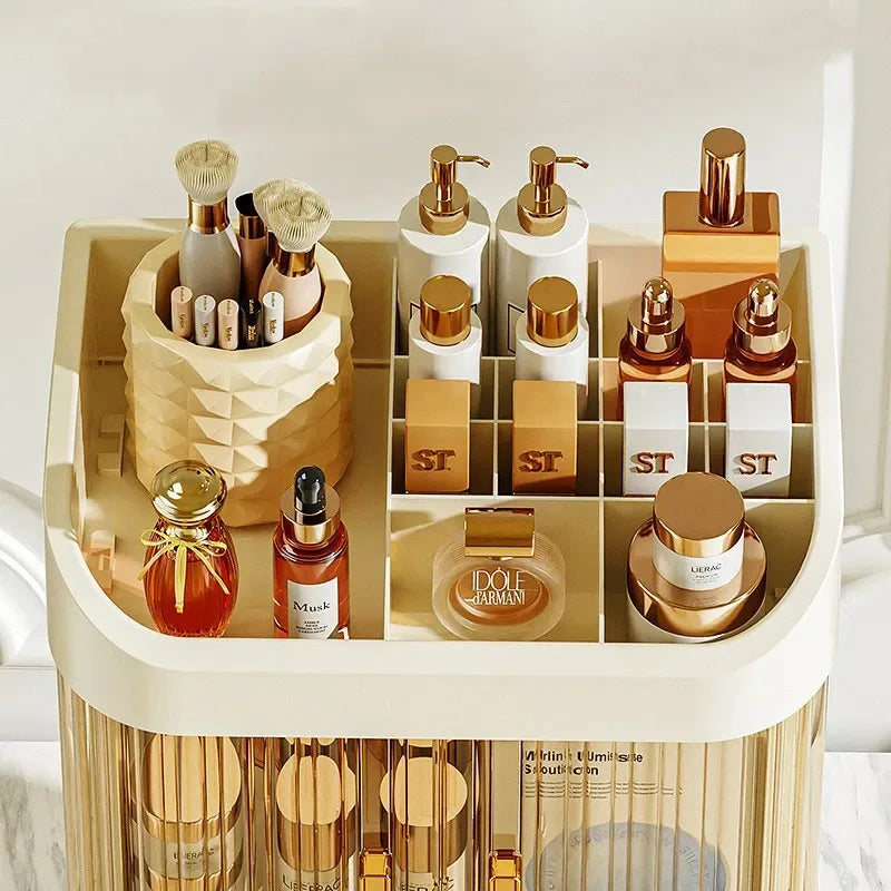 Large Capacity Cosmetic Storage Box Vanity Organizer