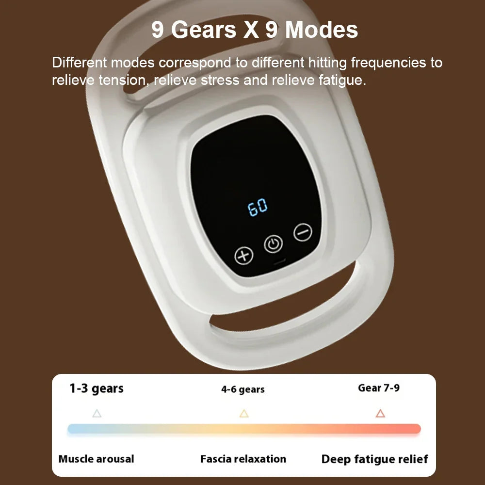 Fascia Gun 6 Heads Electric Muscle Massager