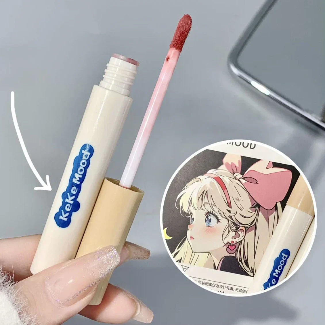 Creative Cigarette Shape Lipstick Set Waterproof Nude